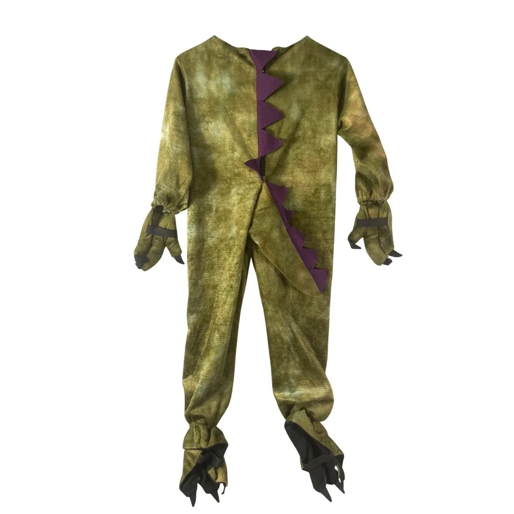 Forum Novelties Kids Green Tie-Dye Dinosaur Dragon Costume Jumpsuit One Size